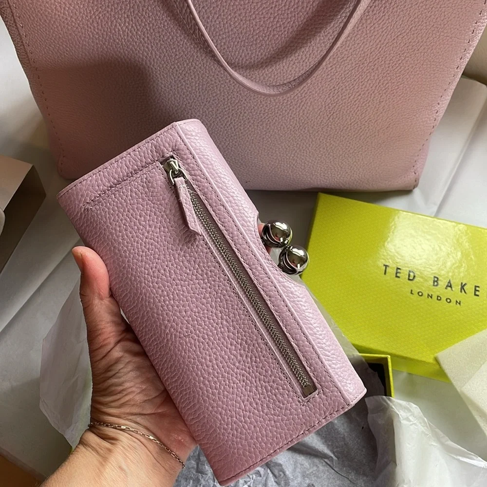 Ted Baker  bobble wallet lavender - Picture 7 of 9